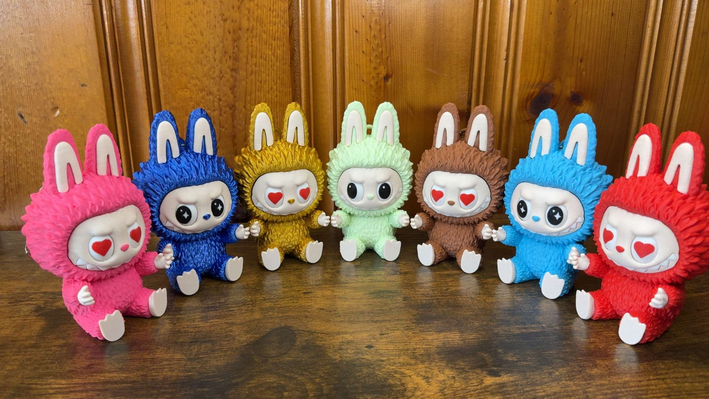 Sitting Labubu Keychain