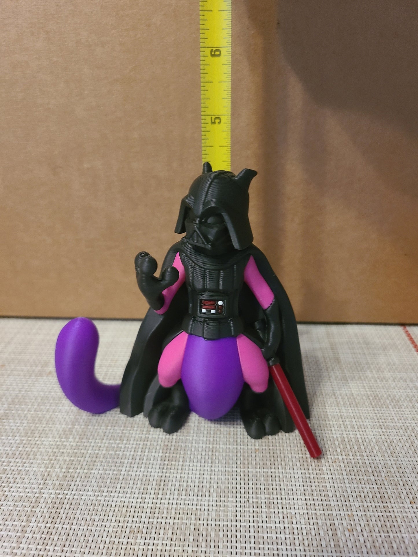 Darth Vader Starwars Mewtwo Figure Pokemon 4.5 inches tall retro Nintendo Pikachu Mew Two