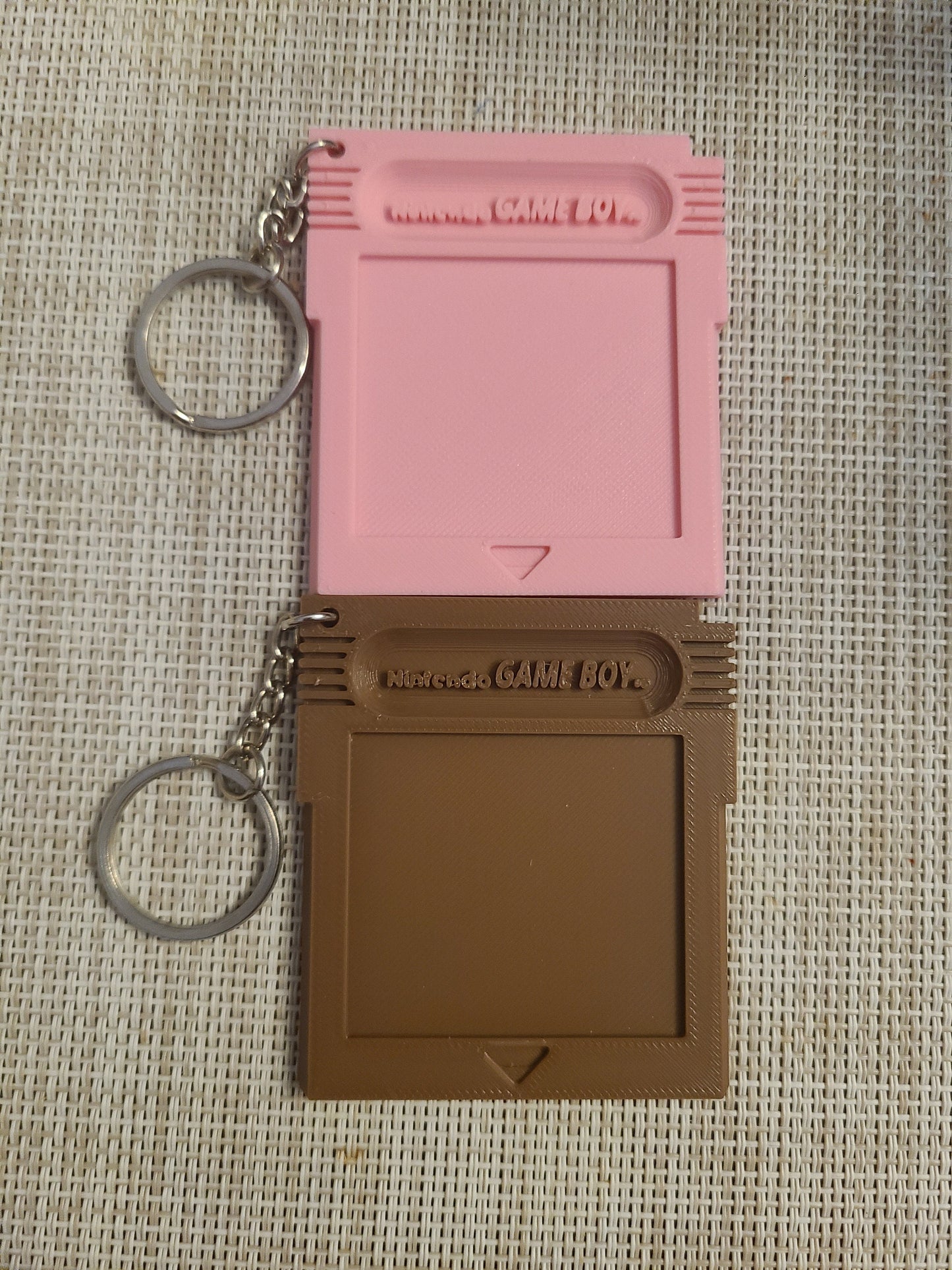 Pokémon 3D Printed Gameboy Color GBC Red Yellow Blue Gold Silver Keychain Retro Party Favor Pikachu Classic Nintendo Eevee Evolution