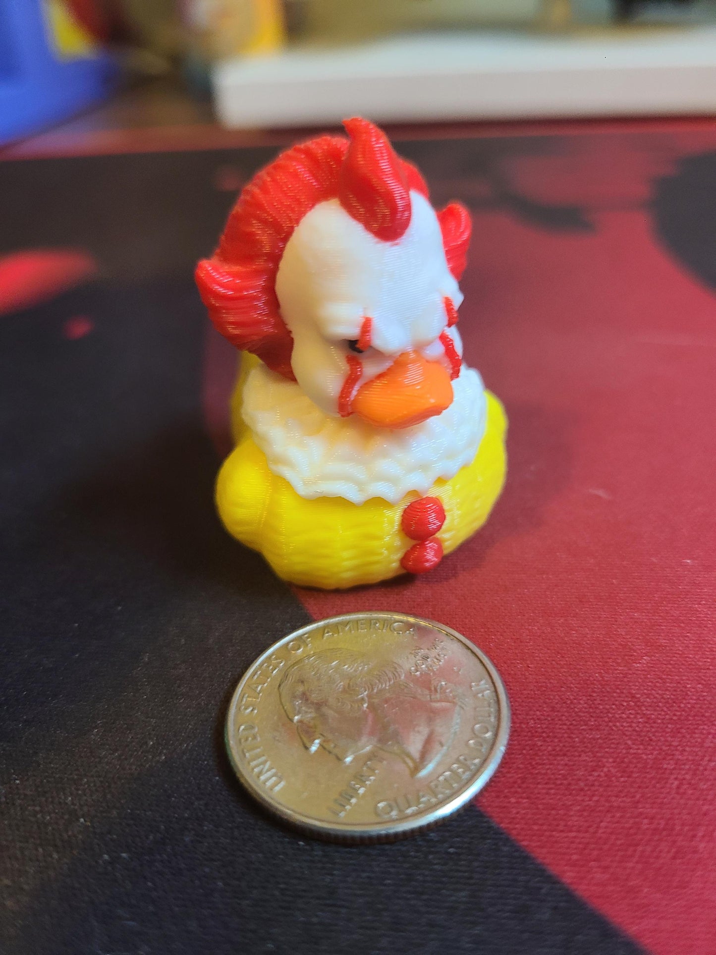 Pennywise IT Halloween 3D Printed Mini Small Large Size Jeep Duck Plastic Highly Detailed Horror