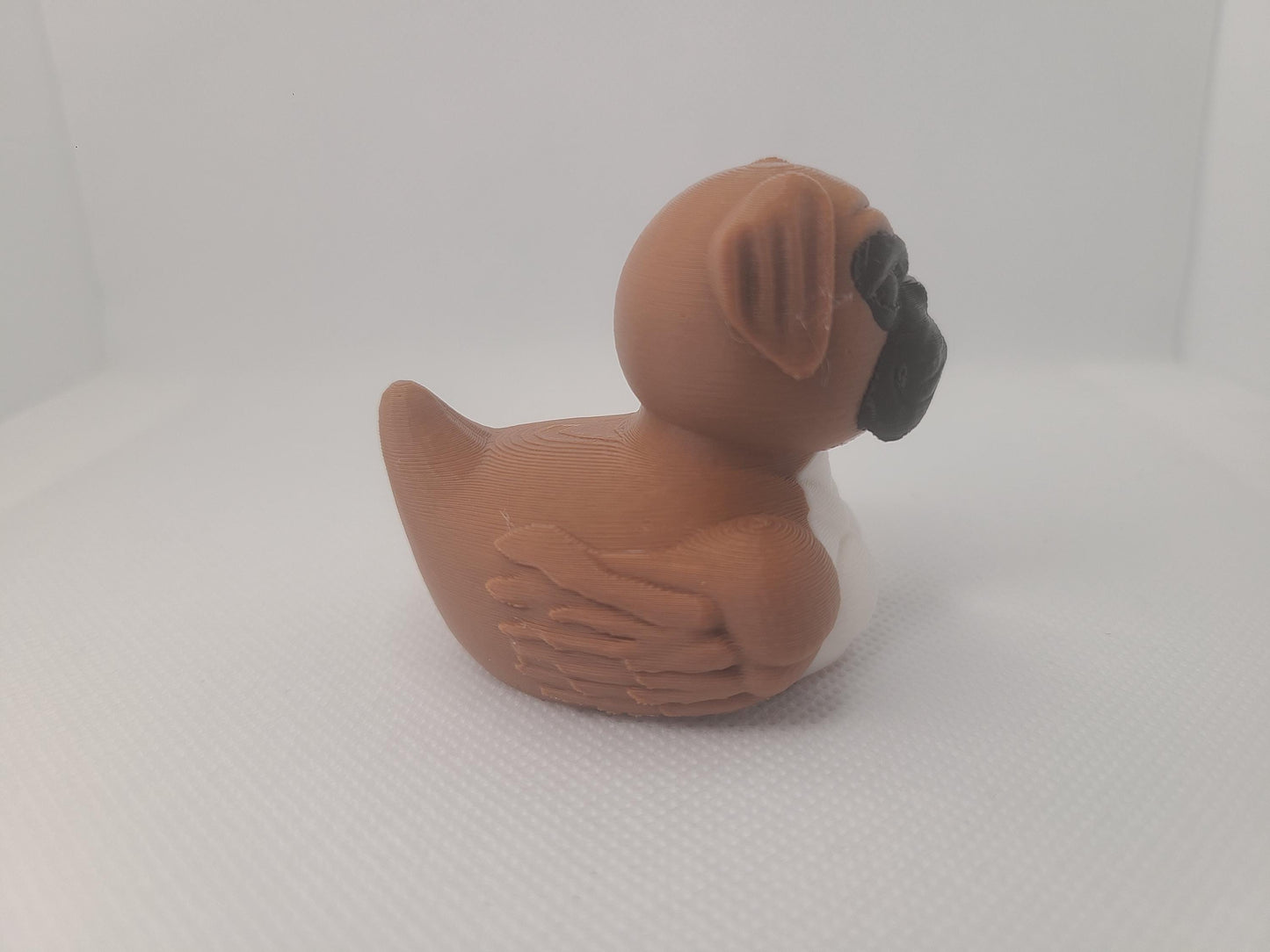 Boxer Duck 3D Printed Fanart Mini Size Loyal Dog Cute Caine Gift Pet Animal