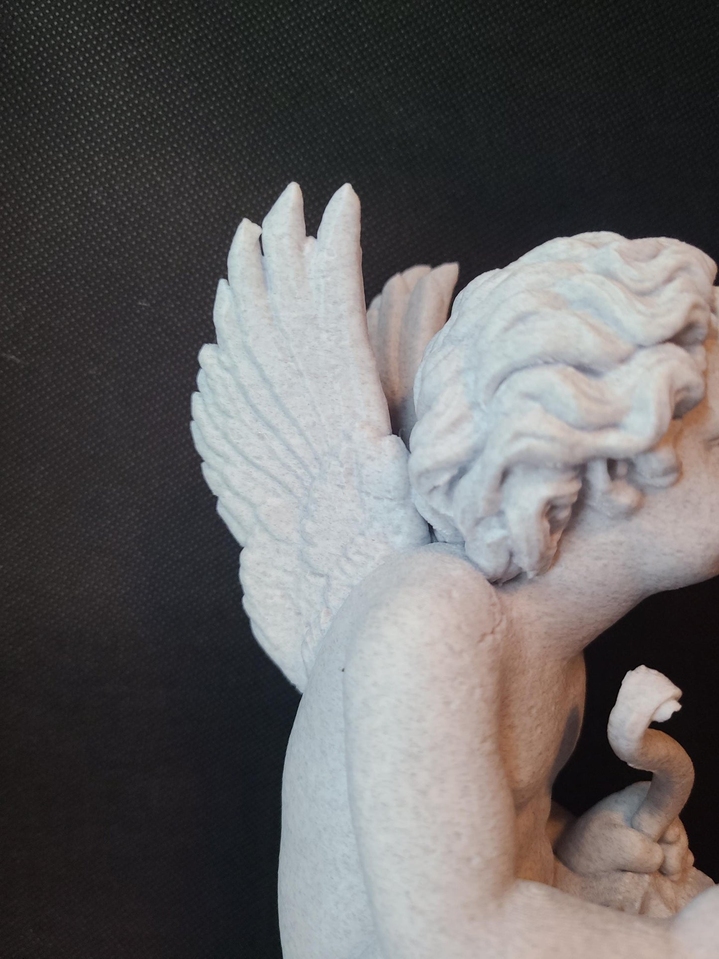 Cupid Saint Valentine Marble Color 3D Printed Statue Figure Figurine Valentines Day Gift