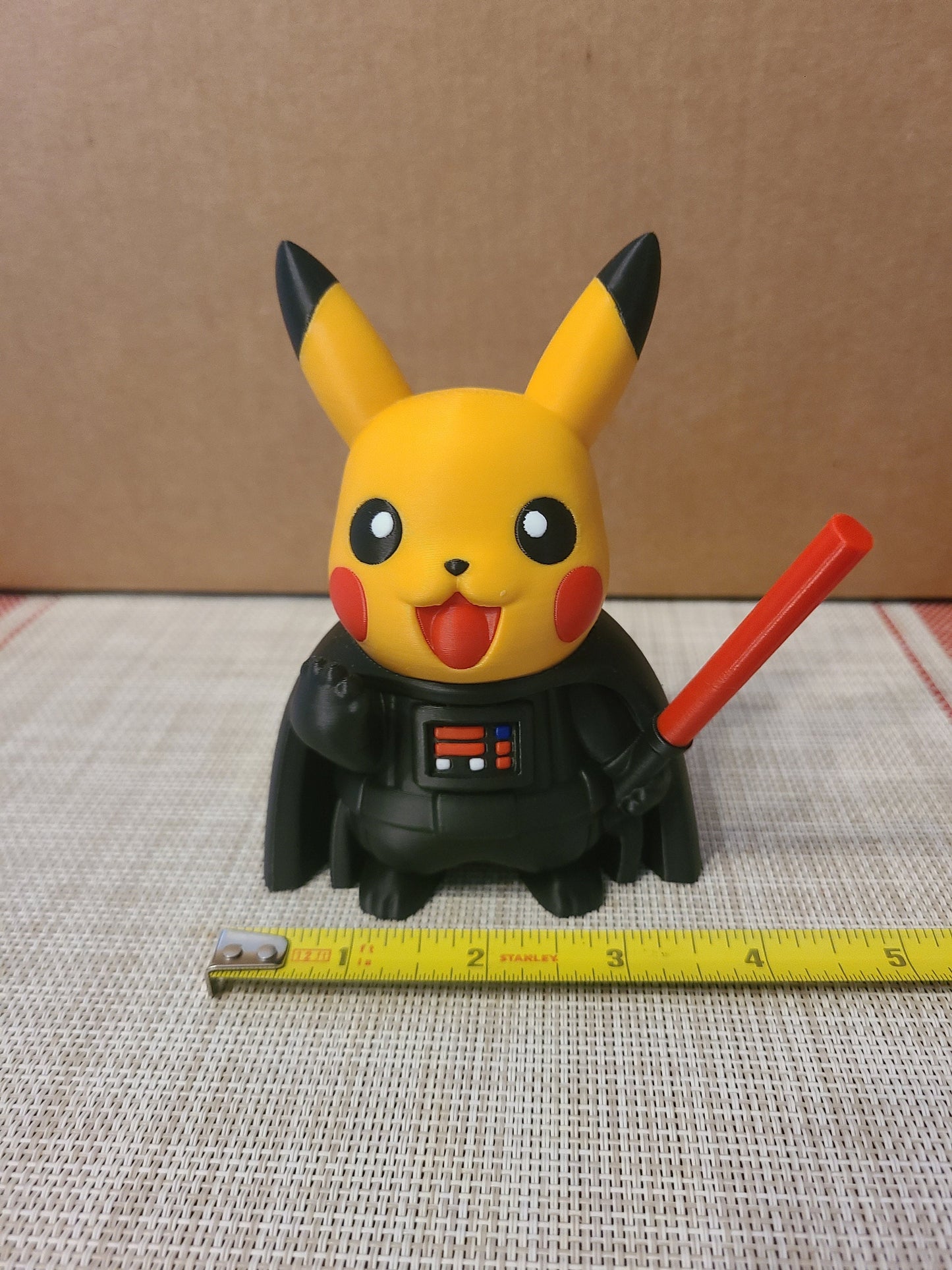 Darth Vader Starwars Pikachu Figure Pokemon 5 inches tall retro Nintendo Mew Two Darthvader
