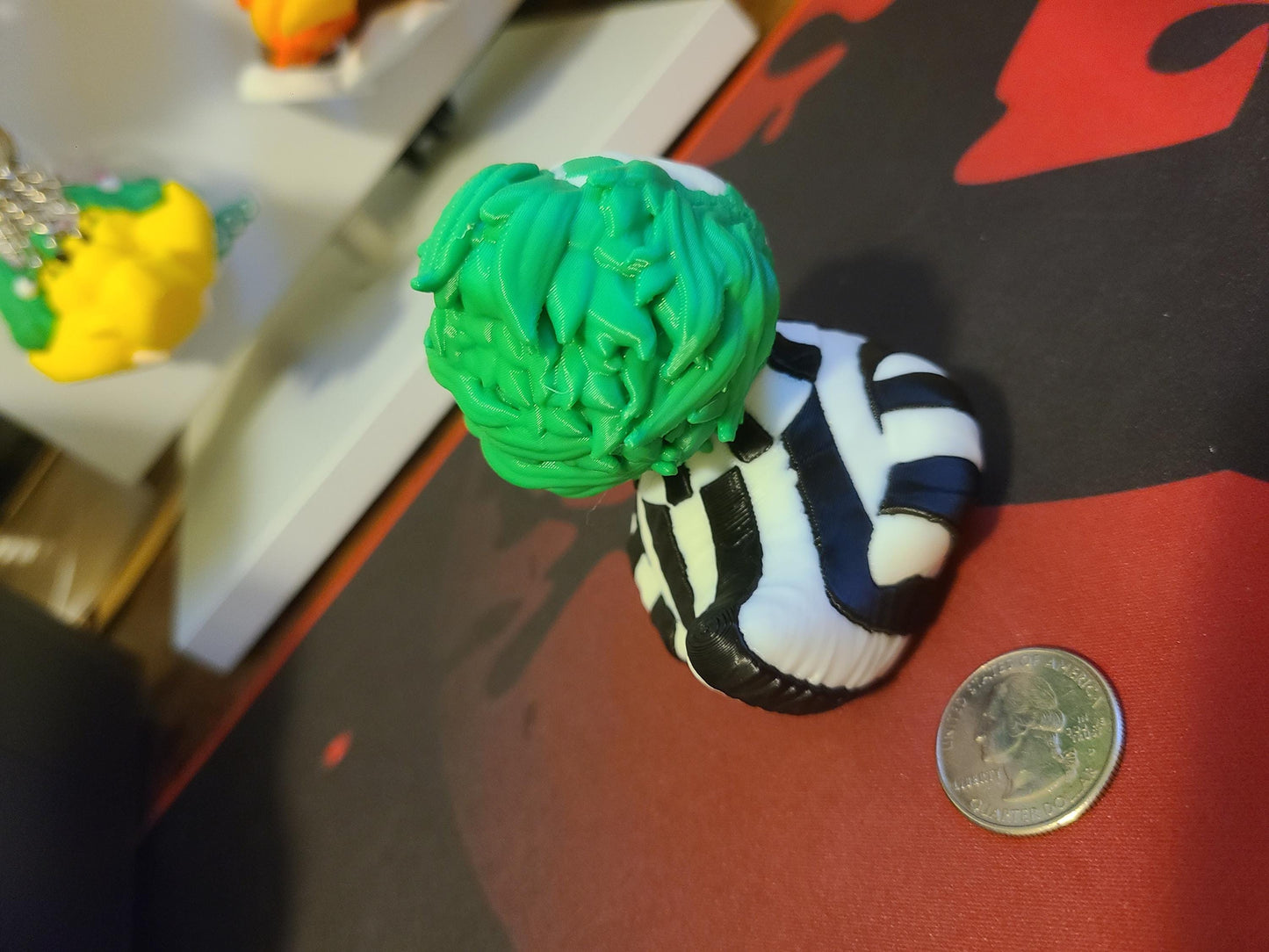 BeetleJuice Duck Tim Burton 3D Printed Mini Small Large Size Jeep Duck Plastic Highly Detailed Halloween Horror