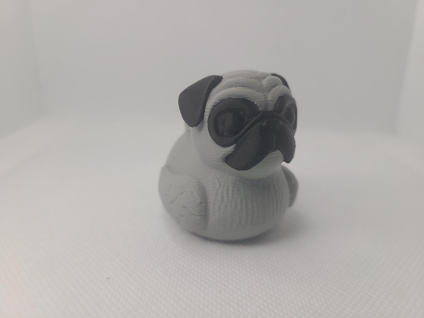 Pug Duck 3D Print Mini Size Dog Cute Caine Gift Pet Animal Puppy Cruise Duck