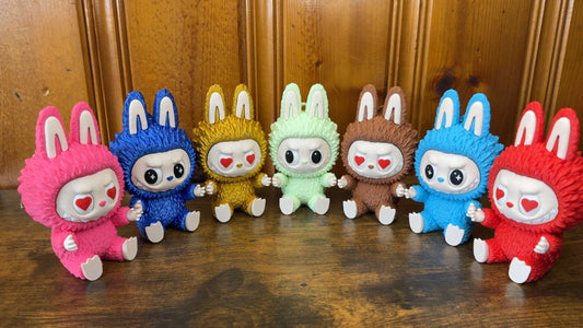 Sitting Labubu Keychain