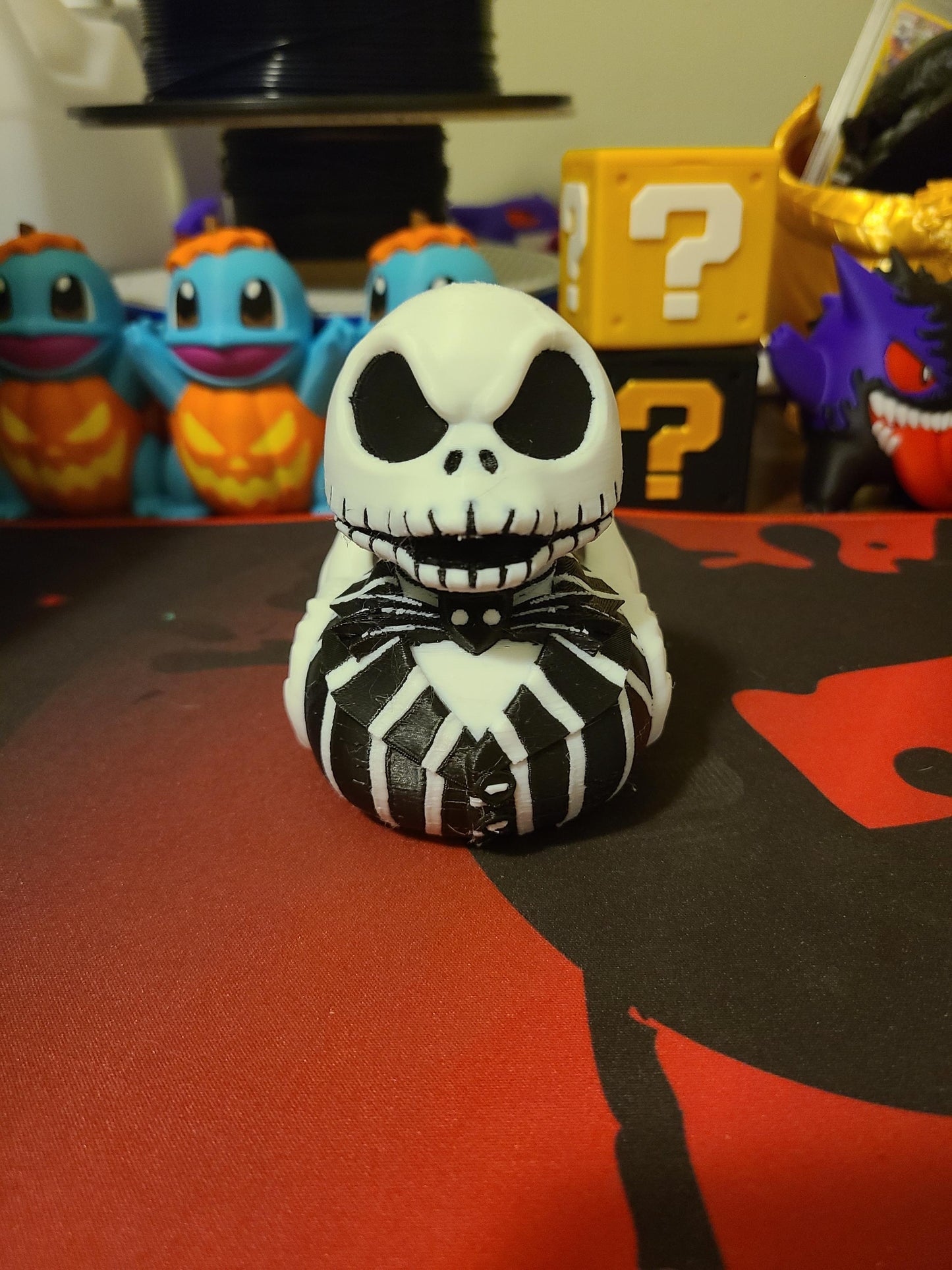 Jack Skellington Nightmare before Christmas 3D Printed Mini Small Large Size Jeep Duck Plastic Highly Detailed Halloween Horror