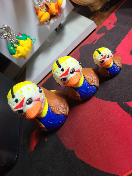 Jason Voorhees Duck 3D Printed Mini Small Large Size Jeep Duck Plastic Highly Detailed