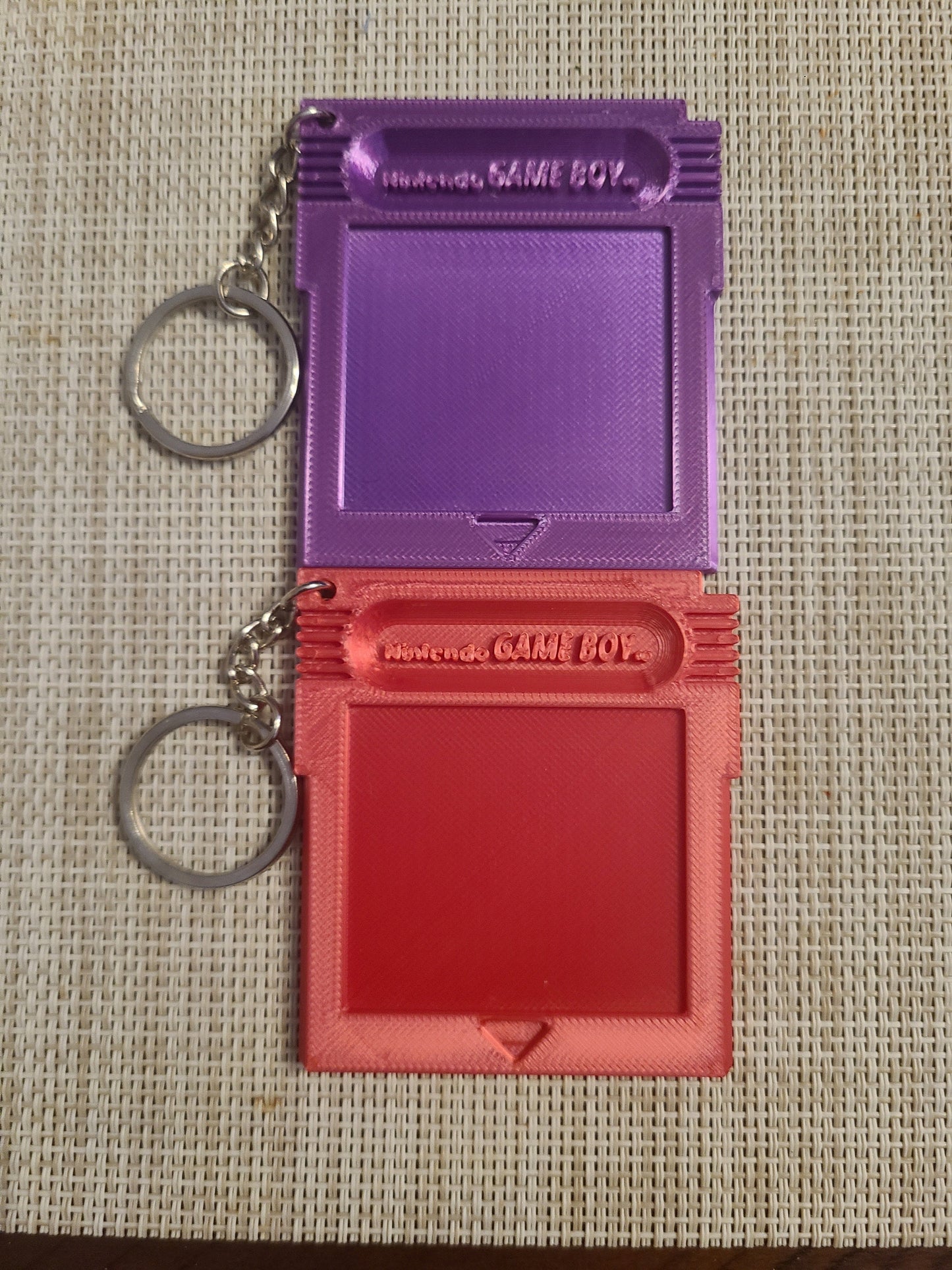 Pokémon 3D Printed Gameboy Color Blastoise GBC Yellow Blue Gold Silver Keychain Retro Party Favor Pikachu Classic Nintendo Eevee Evolution