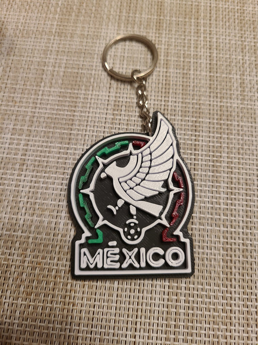 Mexico National Soccer Team Logo Keychain Mexico Football