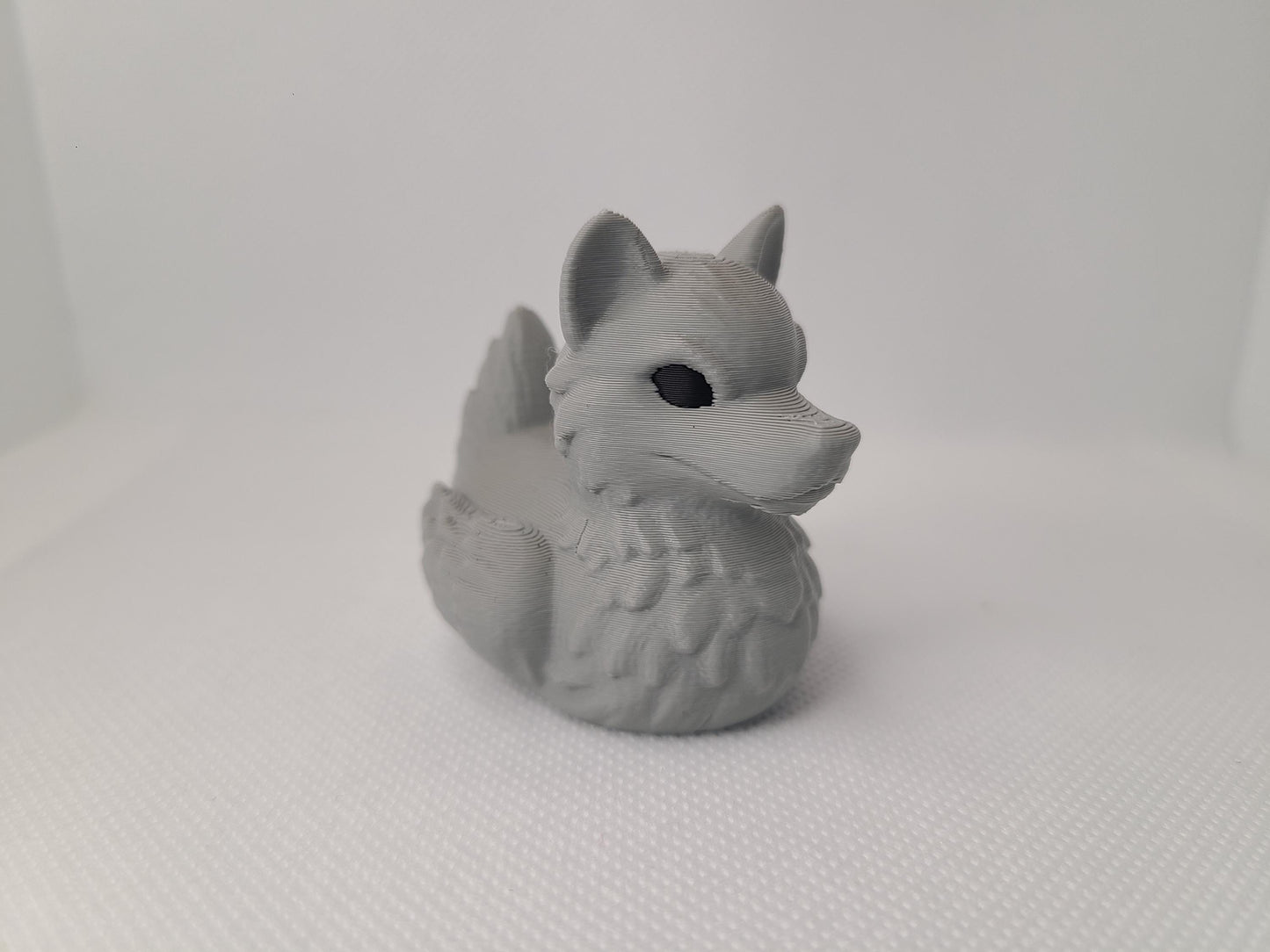 Wolf Duck 3D Printed Fanart Mini Size Loyal Dog Cute Caine Gift Pet Animal