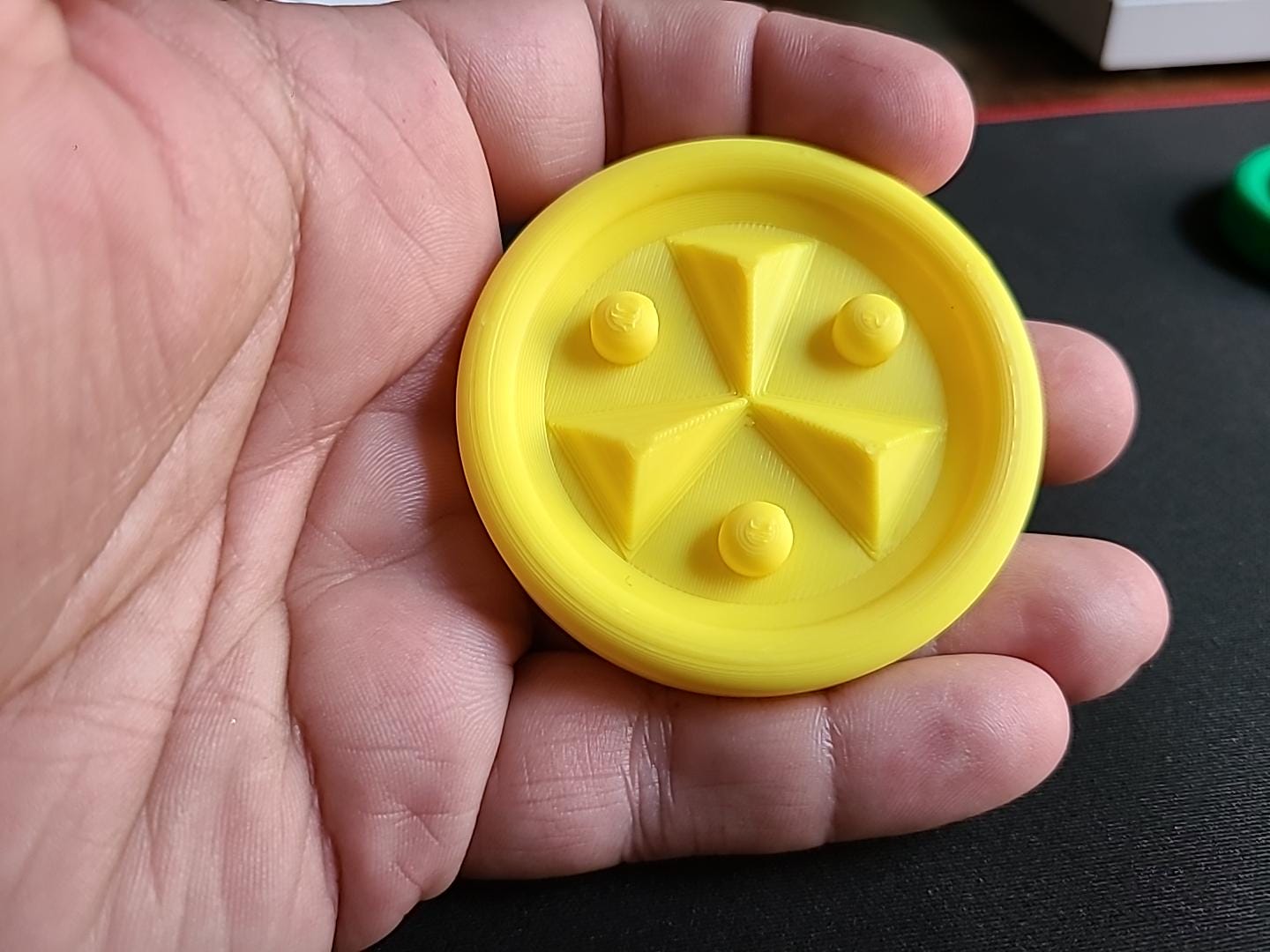 Legend of Zelda Ocarina of Time 3D Printed Sage Medallions Set Large Small