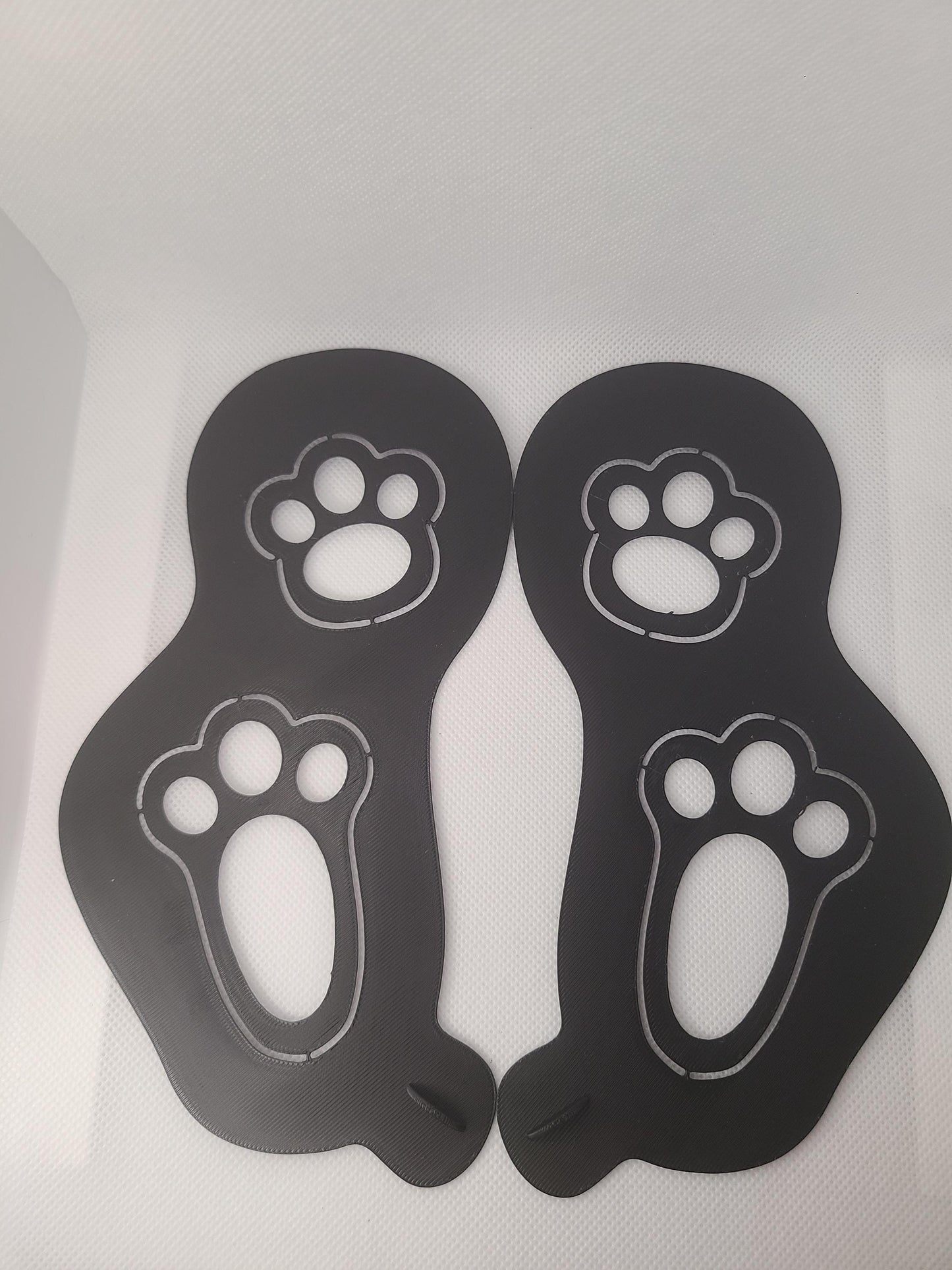 Easter Egg Hunt Kit for Kids Children Scavenger Hunt Easter Bunny Foot Prints Stencil Plastic Easter Eggs