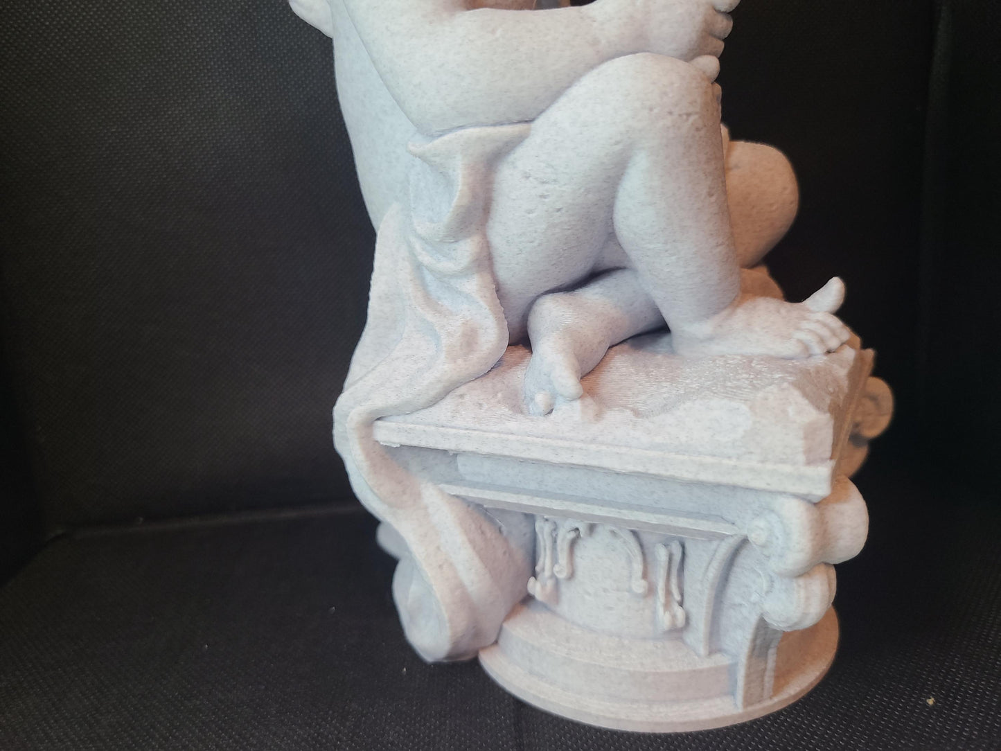 Cupid Saint Valentine Marble Color 3D Printed Statue Figure Figurine Valentines Day Gift