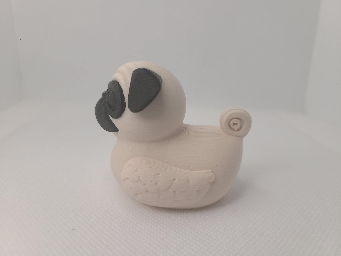 Pug Duck 3D Print Mini Size Dog Cute Caine Gift Pet Animal Puppy Cruise Duck
