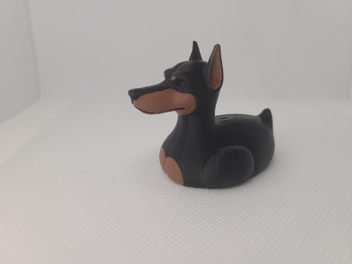 Doberman Pinscher Duck 3D Print Mini Size Dog Cute Caine Gift Pet Animal Puppy