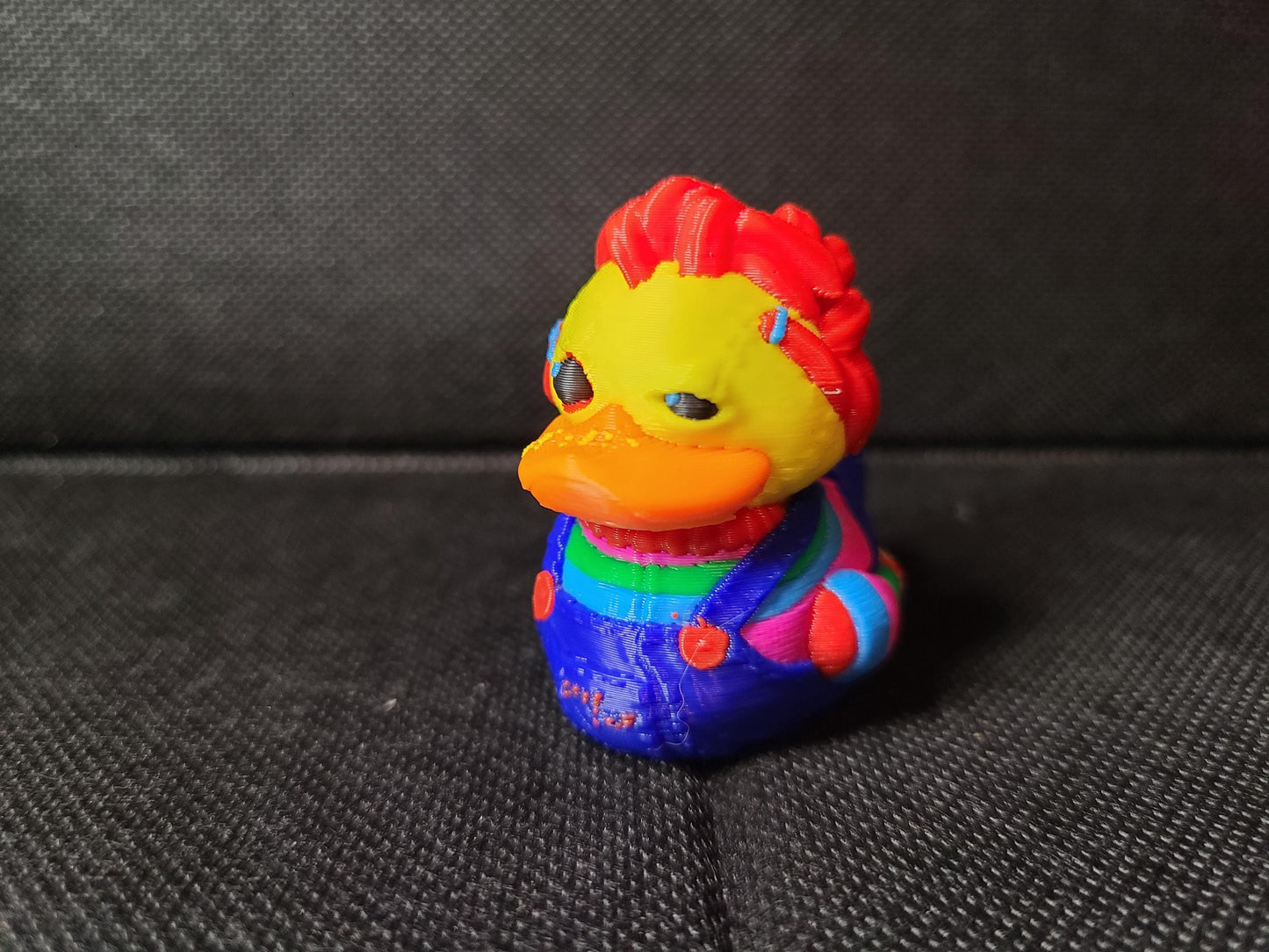 Chucky Mini Duck 3D Printed Toys Halloween Child's Play Creepy Scary Serial Killer Doll Movie
