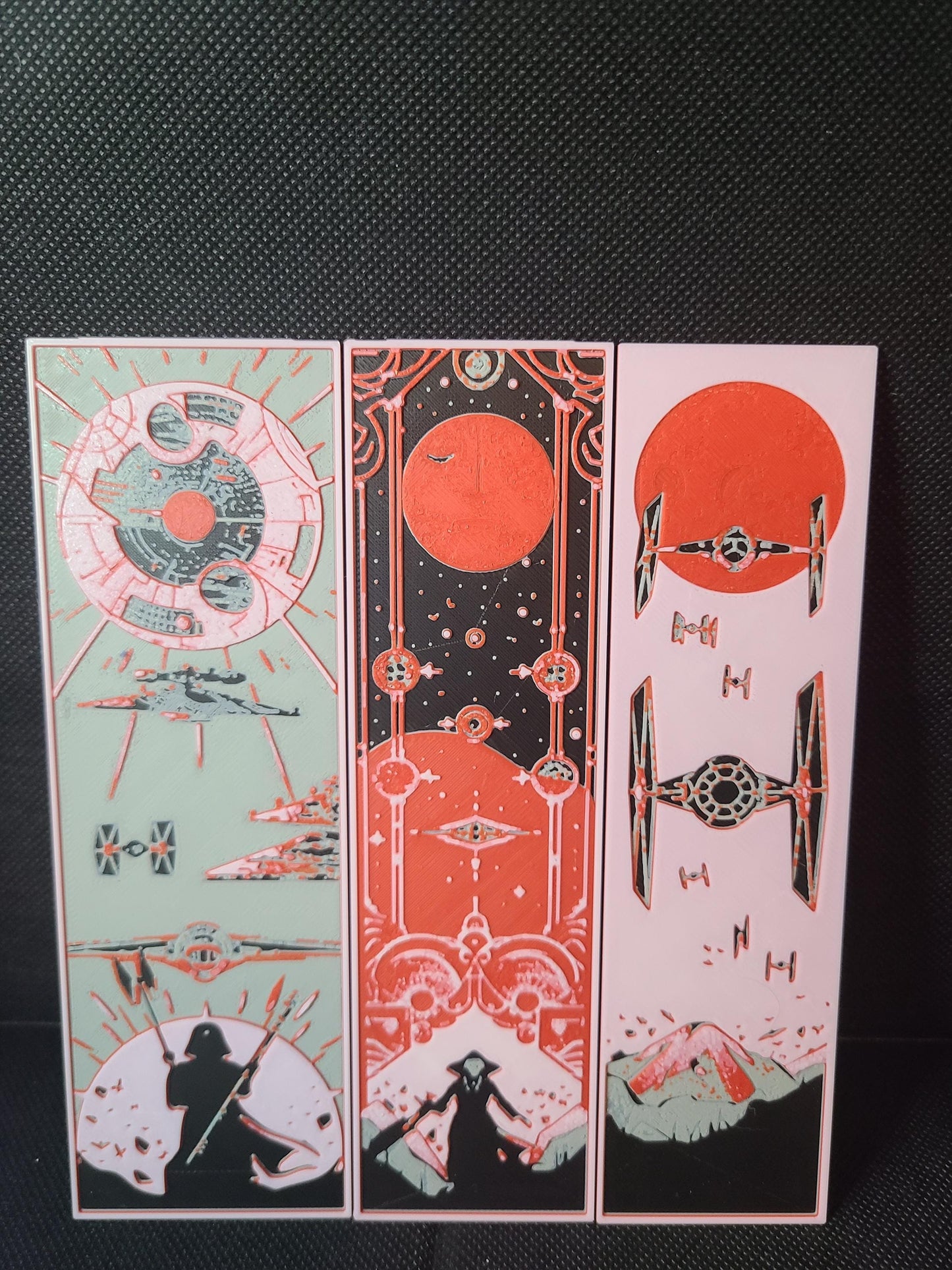 Starwars Bookmarks Set Of 3 Custom Colors Children's Books Gift Kids Party Favor Birthday Gift Bookworm