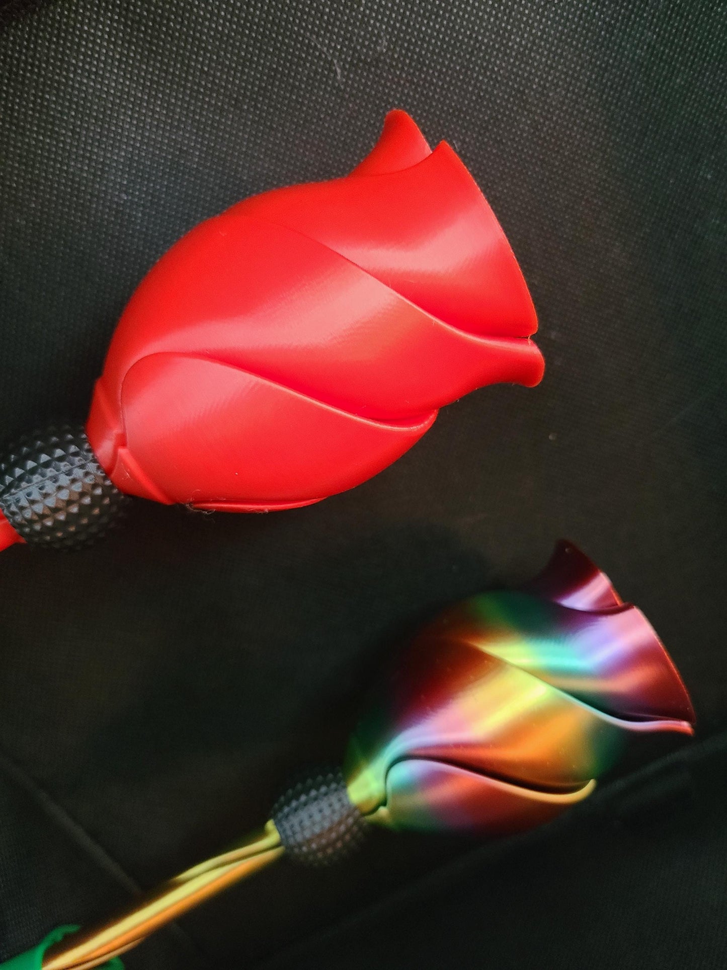 Twisted Rose Articulated Fidget Toy Large Mini Sizes Valentines Day Love Gift