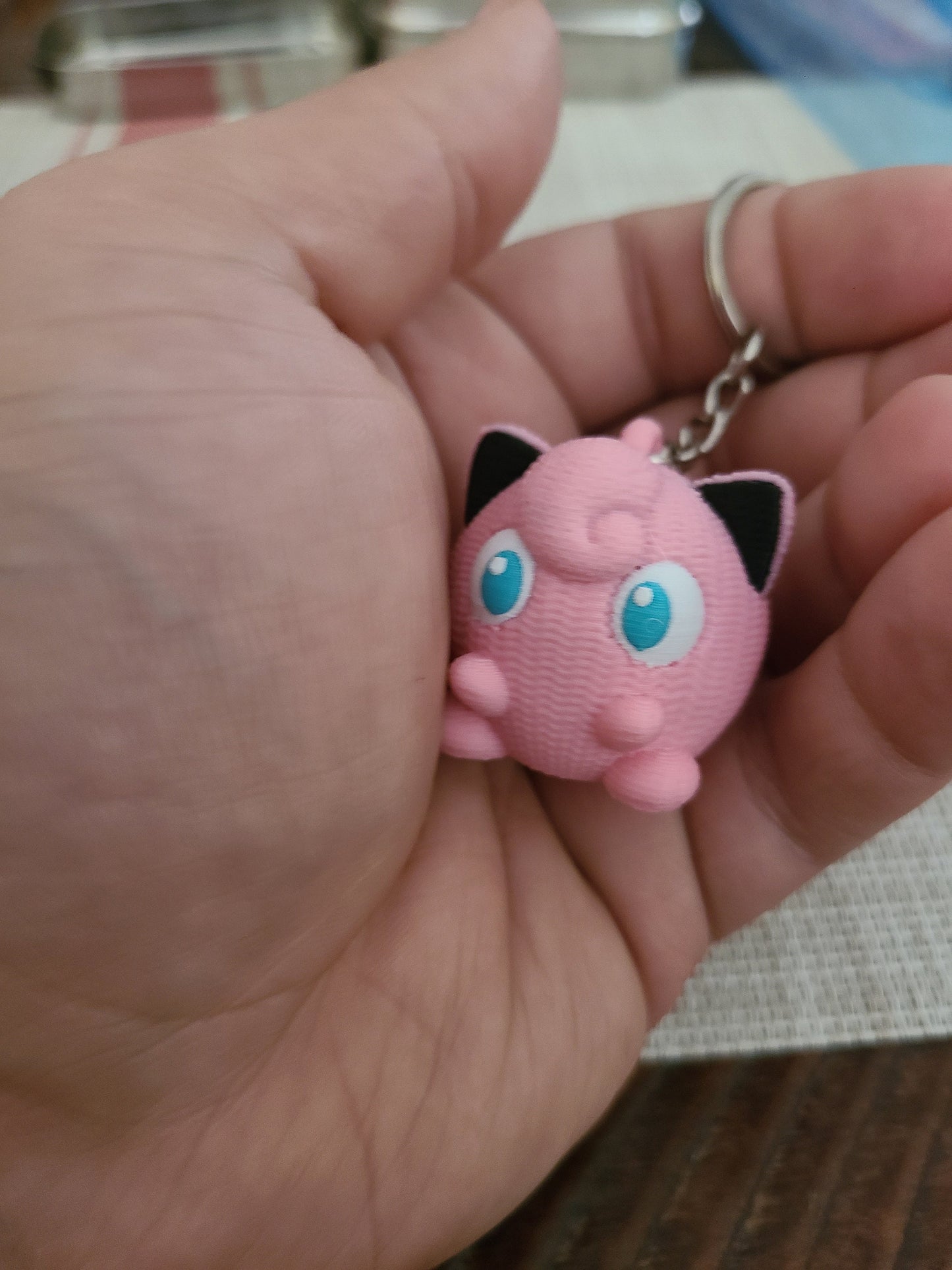 Pokémon Knitted Pokemon 3D Printed Keychain Retro Party Favor Pikachu Classic Nintendo Eevee Evolution