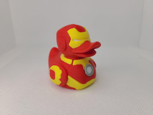 Iron Man Duck 3D Printed Fanart Mini Size Ironman Marvel Tony Stark Comic Book