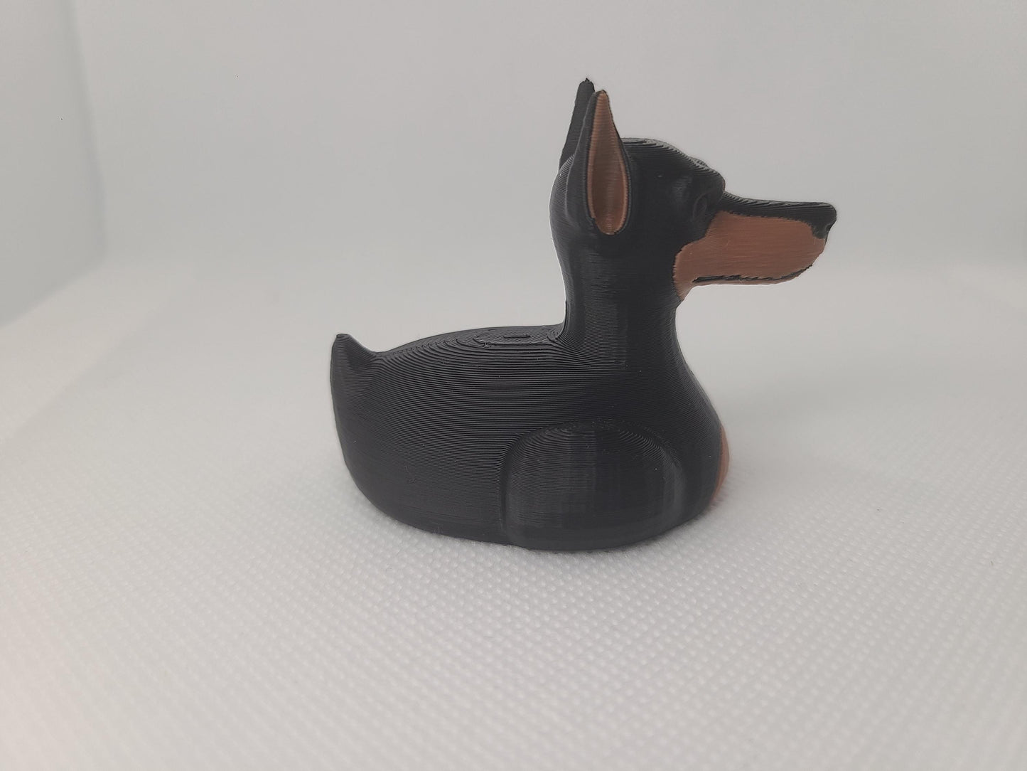 Doberman Pinscher Duck 3D Print Mini Size Dog Cute Caine Gift Pet Animal Puppy