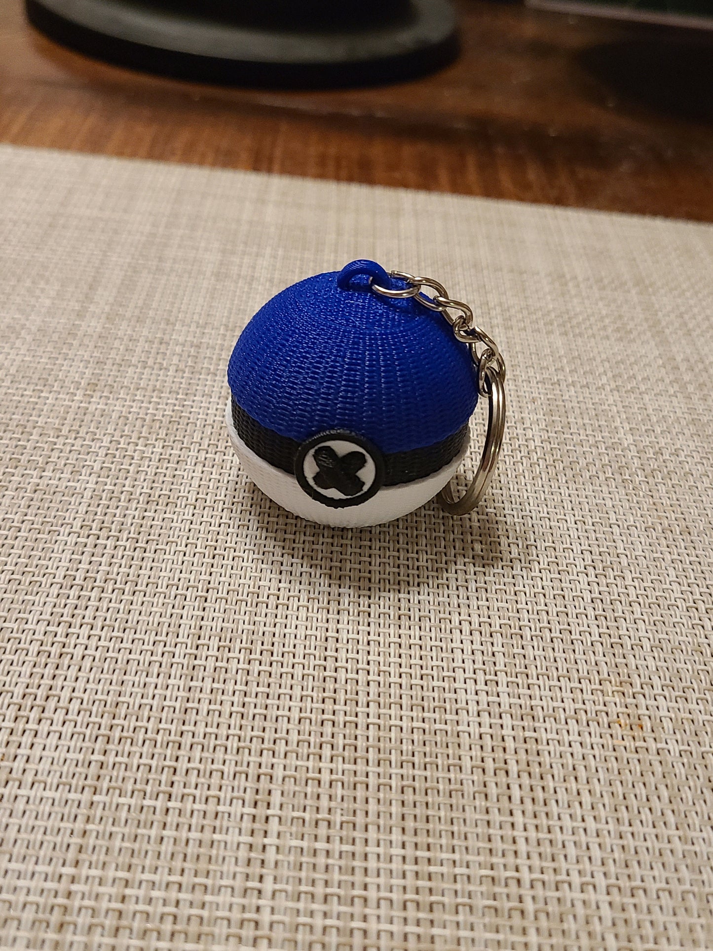 Pokémon Knitted Pokeball 3D Printed Keychain Retro Party Favor Pikachu Classic Nintendo