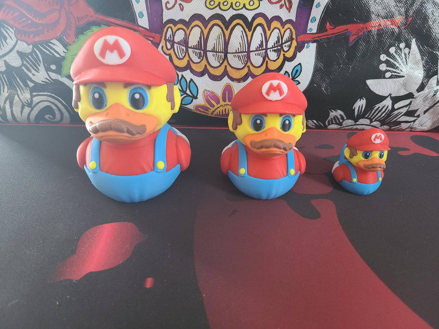 Mario Super Mario Bros Duck 3D Printed Large Small Mini Sizes Jeep Duck Plastic Highly Detailed