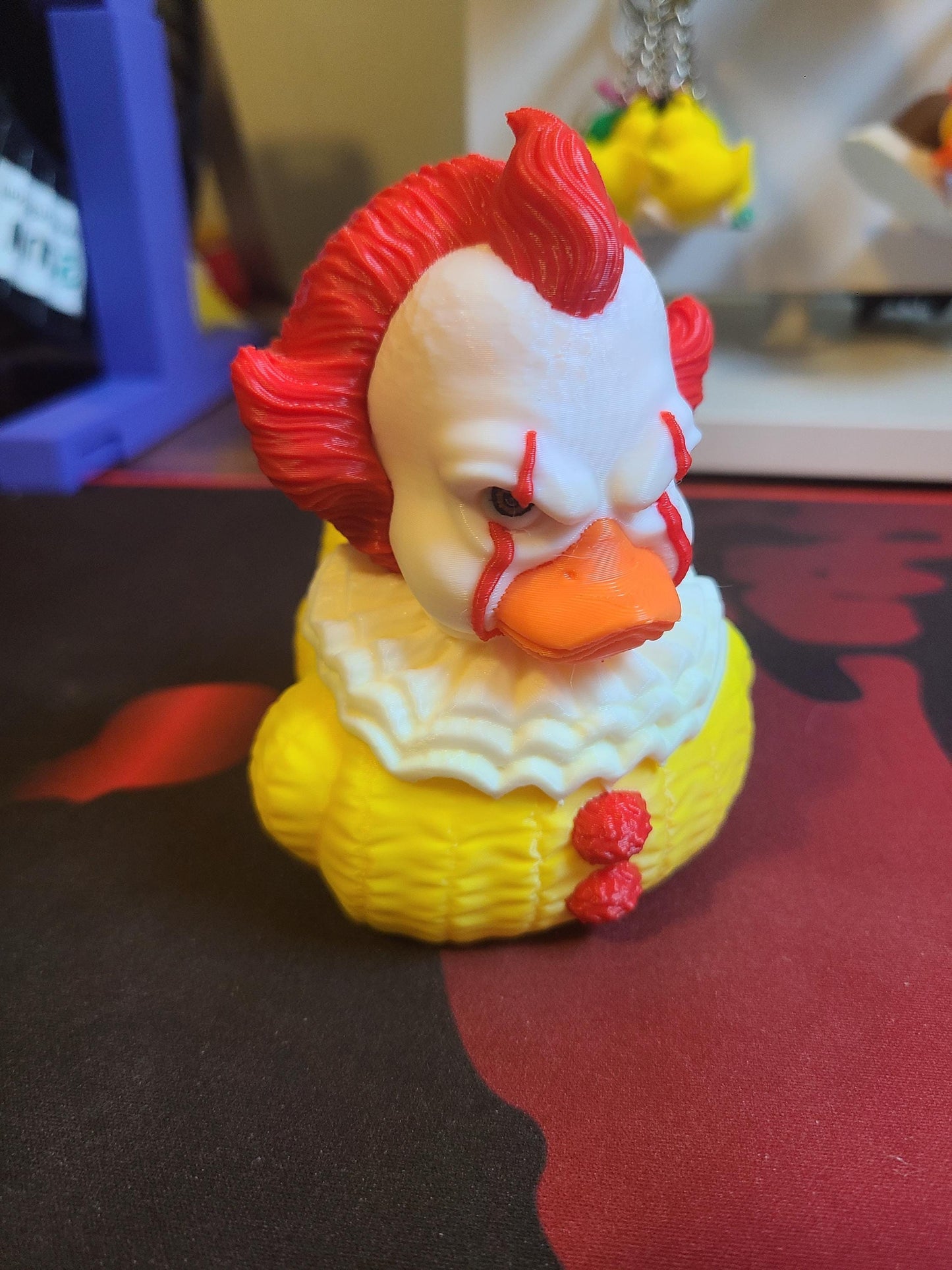 Pennywise IT Halloween 3D Printed Mini Small Large Size Jeep Duck Plastic Highly Detailed Horror