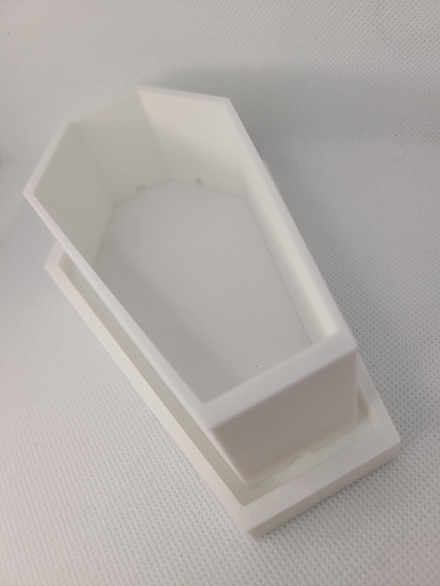Halloween Coffin Planter Decor With Built In Drip Tray Spooky 3D Printed Small Medium Large Self Watering