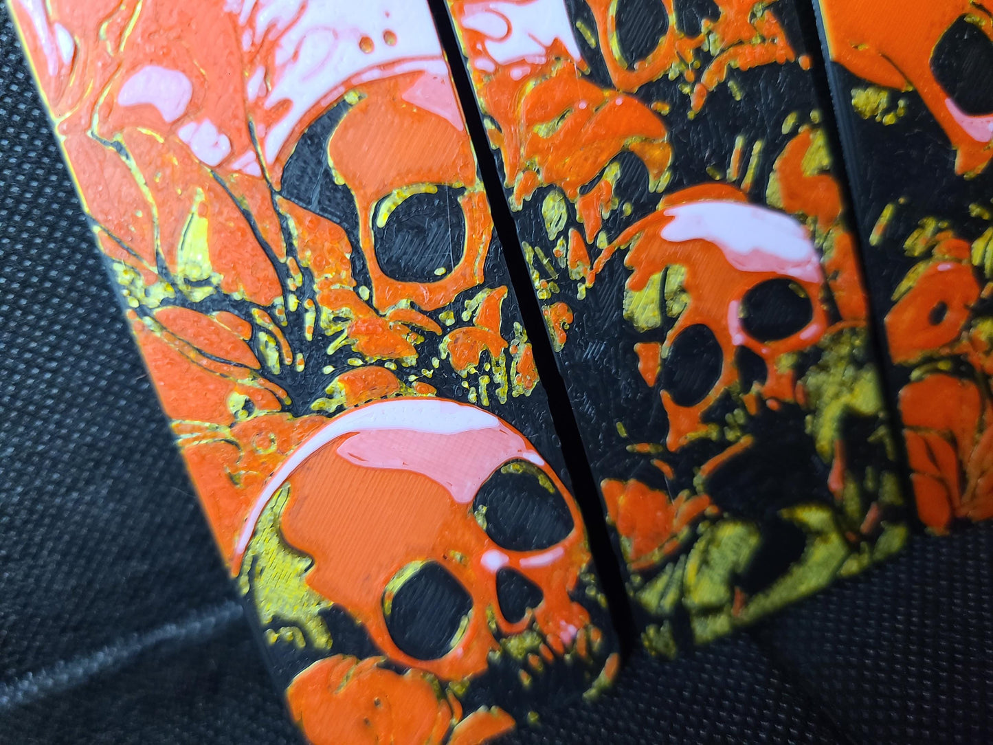 Skull Graveyard Bookmarks Set Of 3 Custom Colors Children's Books Gift Kids Party Favor Birthday Gift Bookworm