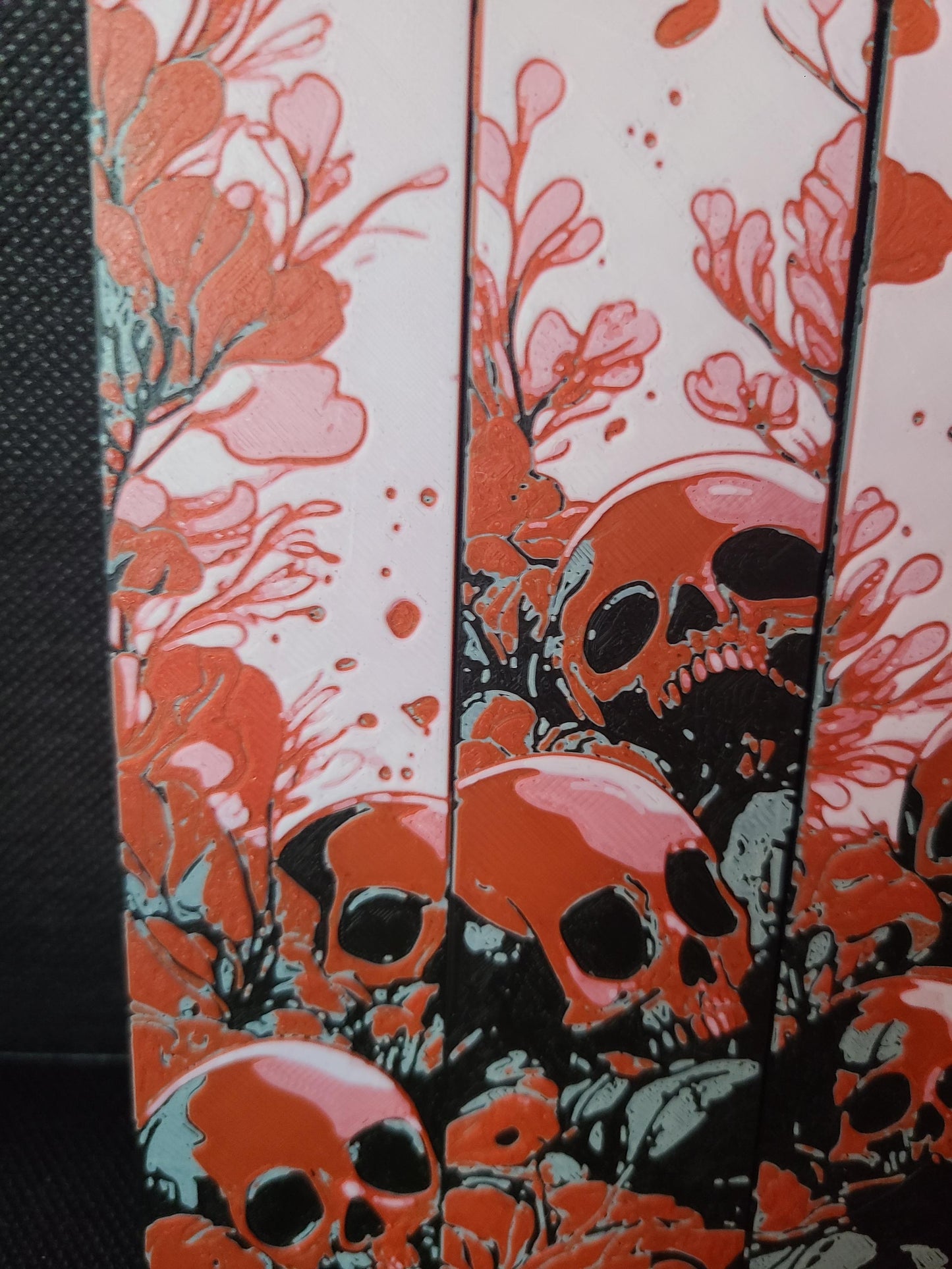 Skull Graveyard Bookmarks Set Of 3 Custom Colors Children's Books Gift Kids Party Favor Birthday Gift Bookworm