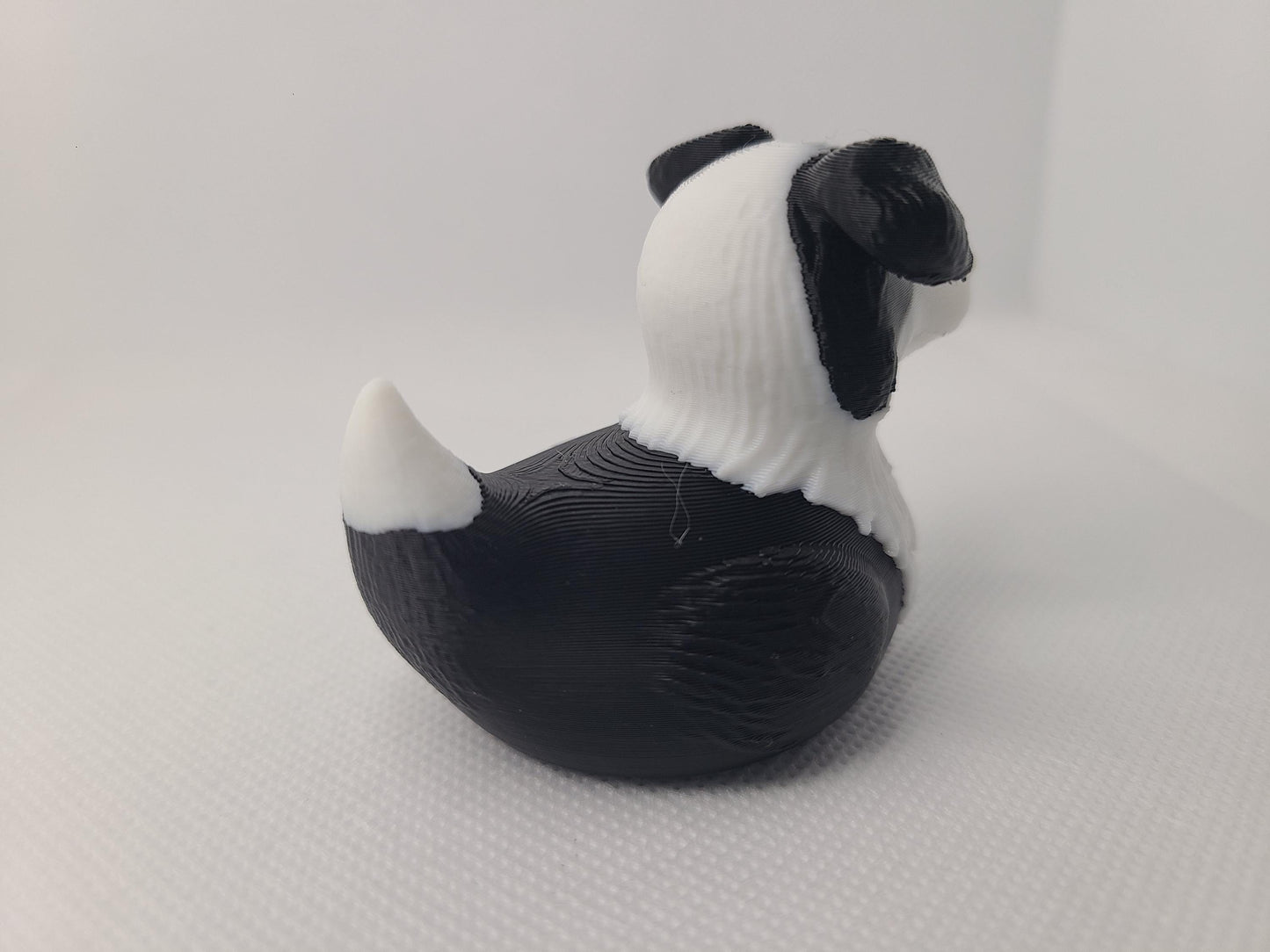 Border Collie Duck 3D Print Mini Size Dog Cute Caine Gift Pet Animal Puppy