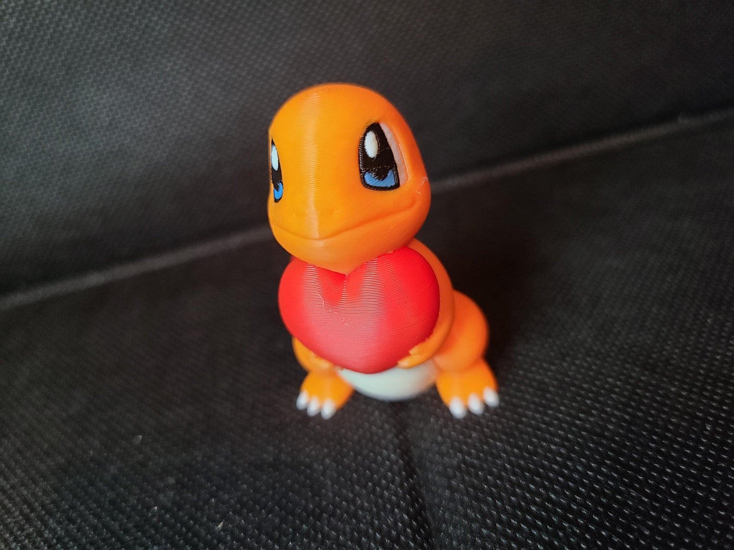Valentine's Day Rose Heart Love Charmander Figure Fanart Pokemon 3d Printed Retro Holiday Decor