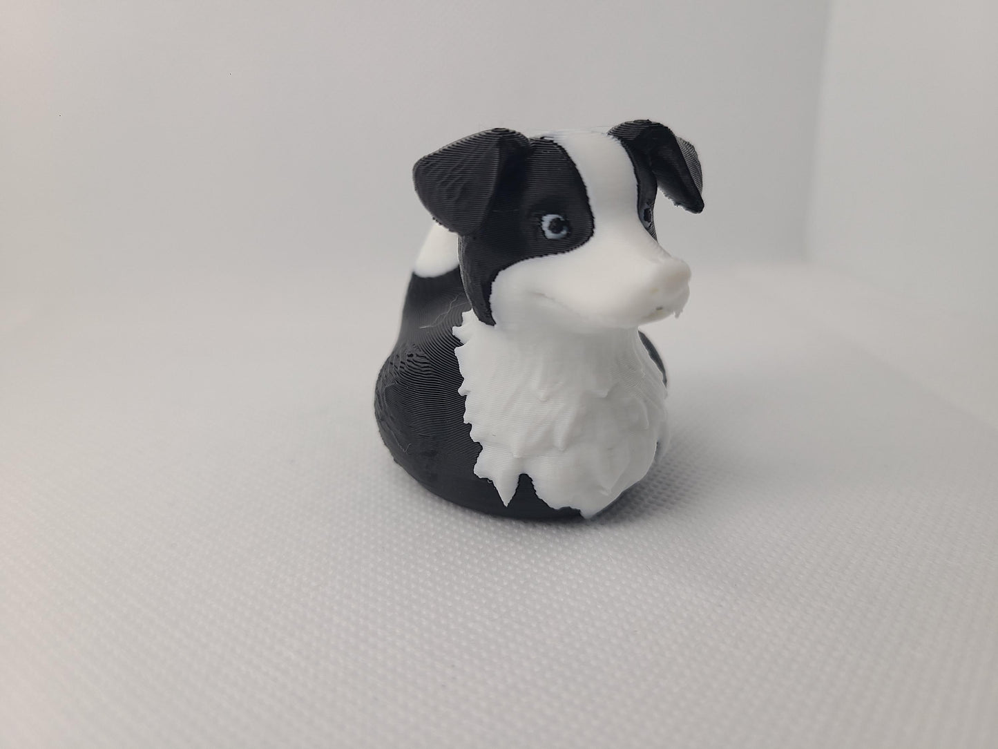 Border Collie Duck 3D Print Mini Size Dog Cute Caine Gift Pet Animal Puppy