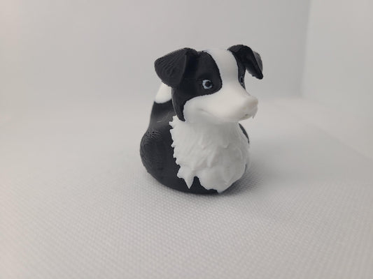 Border Collie Duck 3D Print Mini Size Dog Cute Caine Gift Pet Animal Puppy