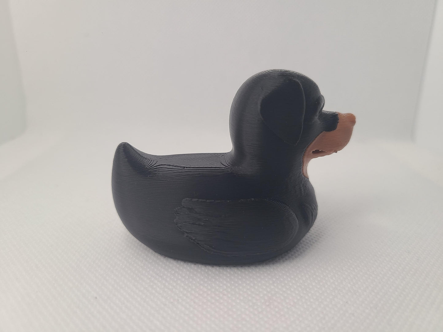 Rottweiler Duck 3D Print Mini Size Dog Cute Caine Gift Pet Animal Puppy Cruise Duck