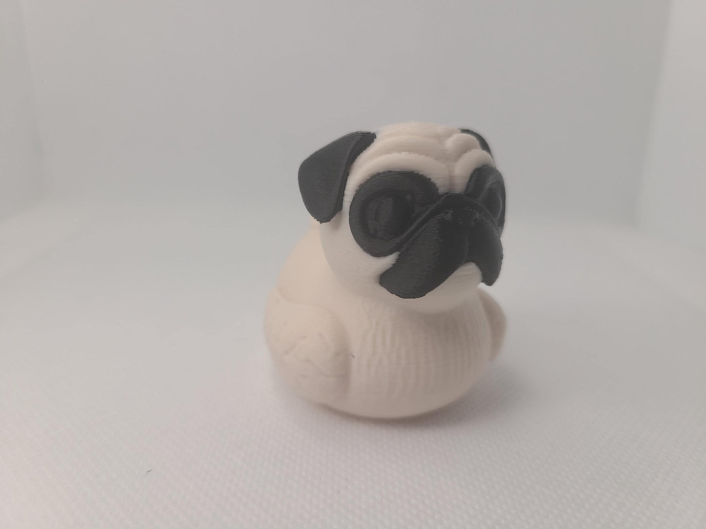 Pug Duck 3D Print Mini Size Dog Cute Caine Gift Pet Animal Puppy Cruise Duck