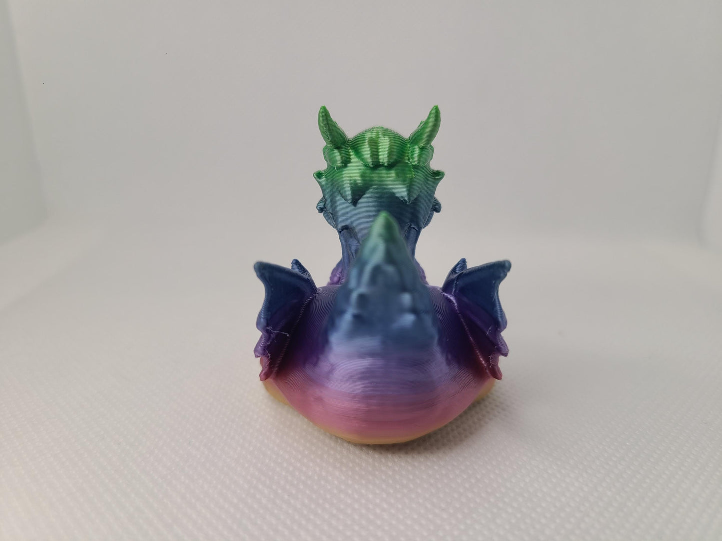 Rainbow Dragon Duck 3D Printed Mini Size Jeep Duck Plastic Highly Detailed Christmas