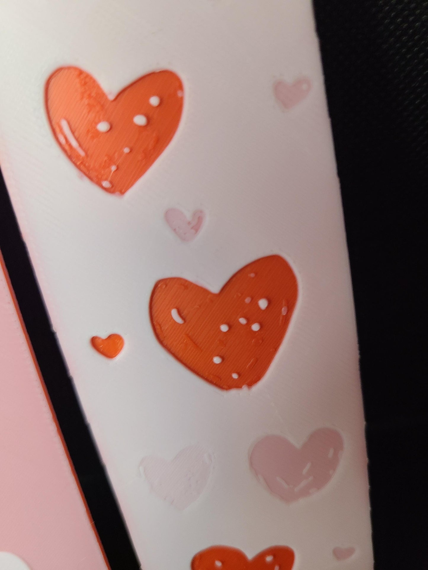 Love Hearts Bookmarks Set Of 3 Custom Colors Children's Books Gift Kids Party Favor Birthday Gift Bookworm Valentines Day