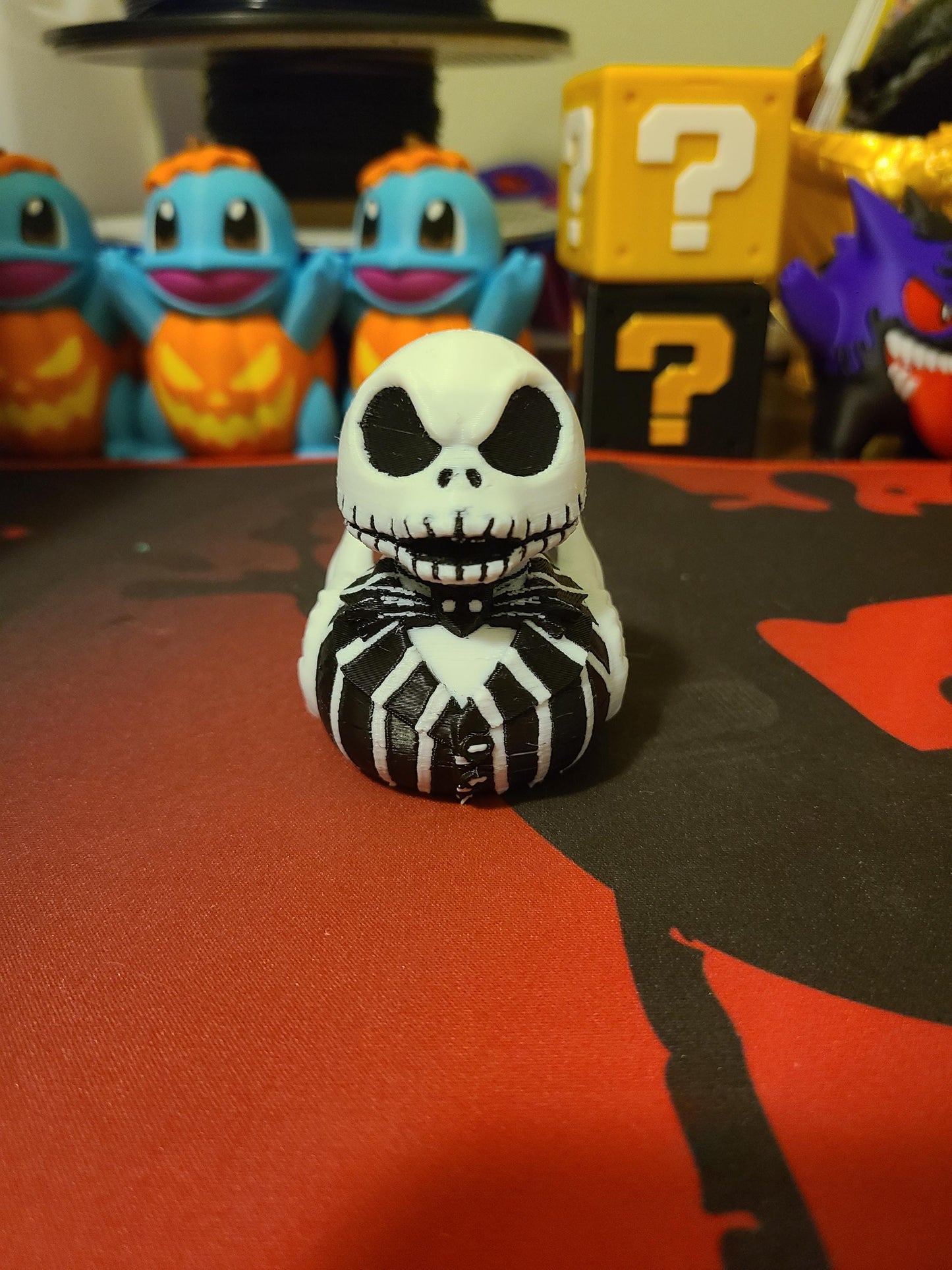 Jack Skellington Nightmare before Christmas 3D Printed Mini Small Large Size Jeep Duck Plastic Highly Detailed Halloween Horror
