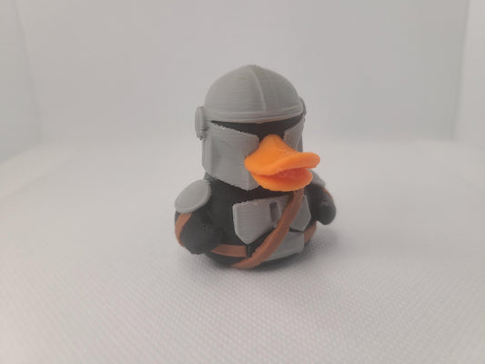 Mando Duck 3D Printed Mini Size Star Wars Mandalorian Gift Birthday Nerd Geek