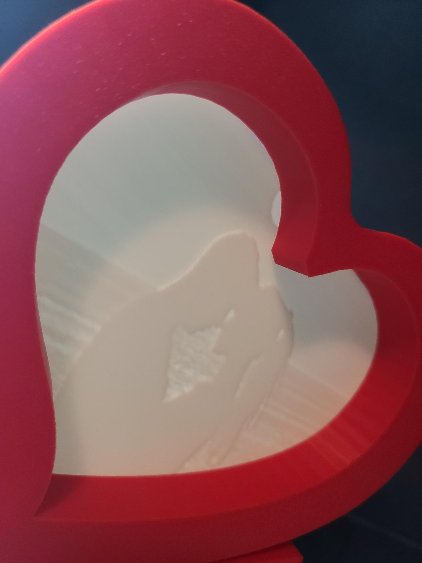 Love Picture Frame Lithophane Customizable Valentines Day Gift