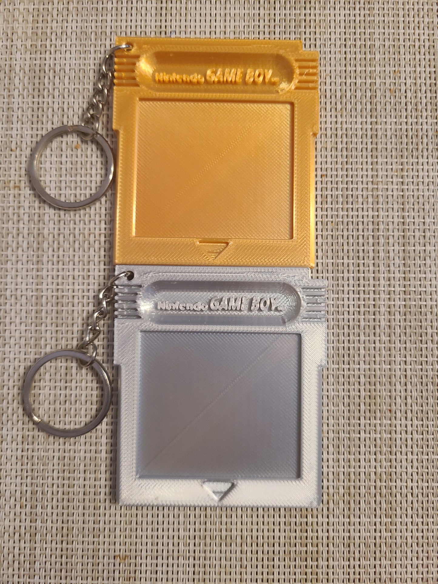 Pokémon 3D Printed Gameboy Color GBC Red Yellow Blue Gold Silver Keychain Retro Party Favor Pikachu Classic Nintendo Eevee Evolution