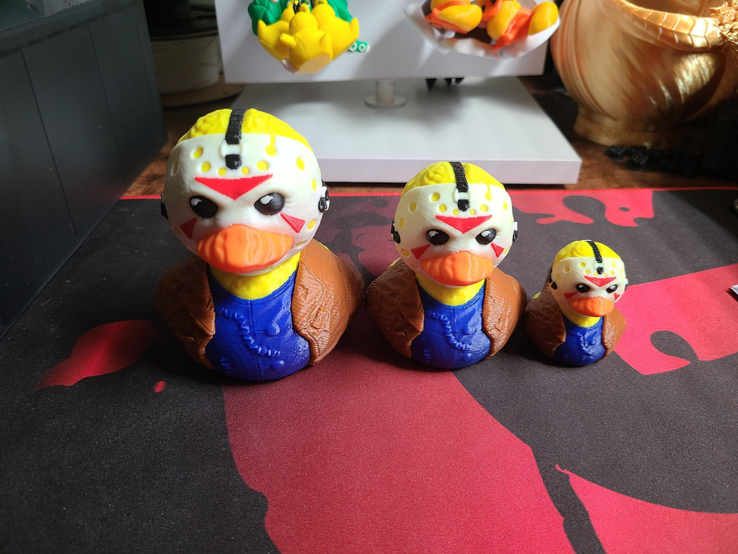 Jason Voorhees Duck 3D Printed Mini Small Large Size Jeep Duck Plastic Highly Detailed