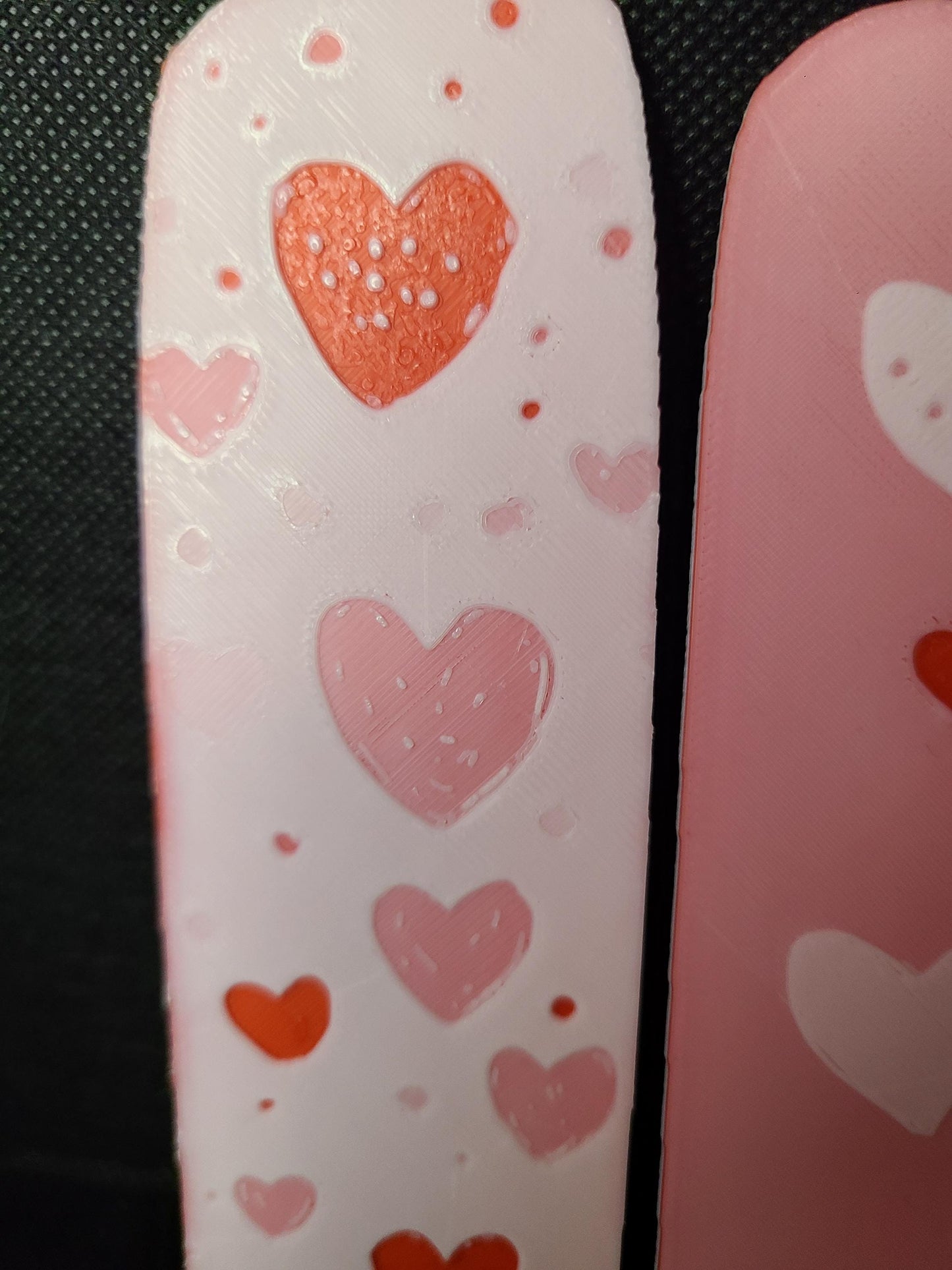Love Hearts Bookmarks Set Of 3 Custom Colors Children's Books Gift Kids Party Favor Birthday Gift Bookworm Valentines Day