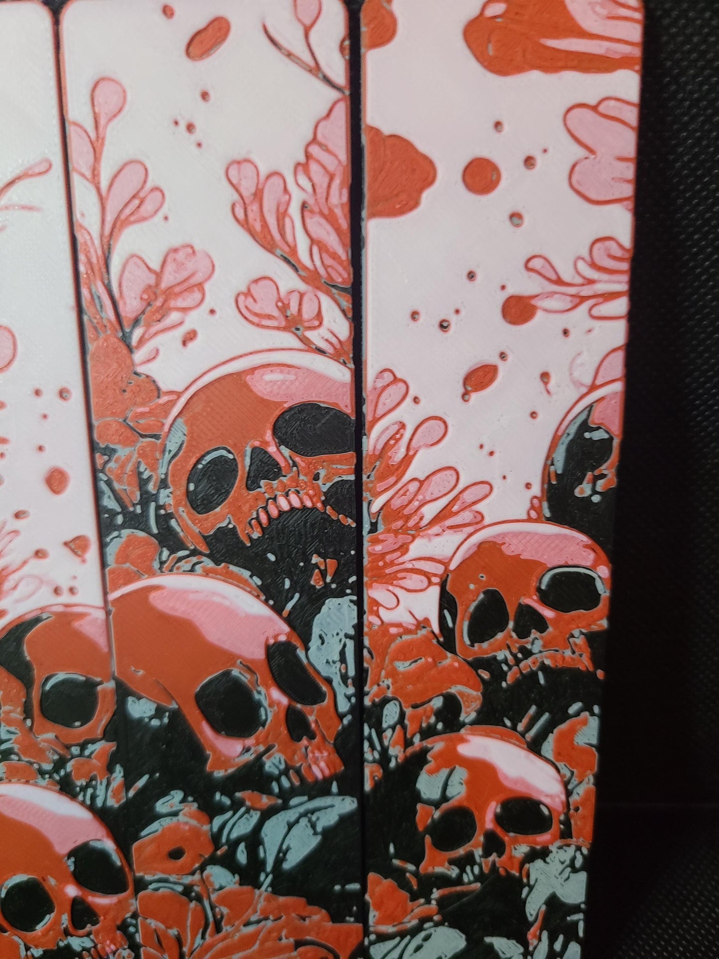 Skull Graveyard Bookmarks Set Of 3 Custom Colors Children's Books Gift Kids Party Favor Birthday Gift Bookworm