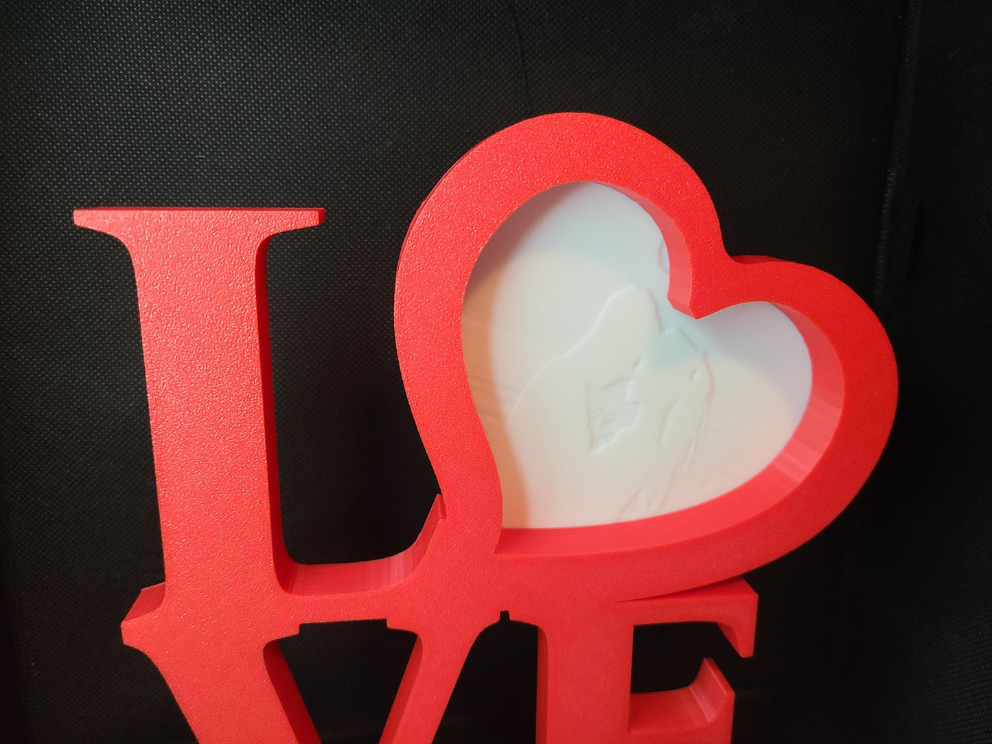 Love Picture Frame Lithophane Customizable Valentines Day Gift