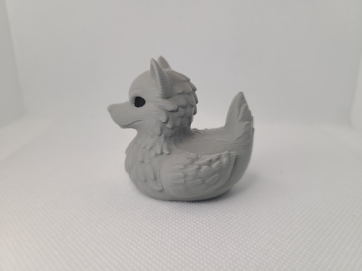 Wolf Duck 3D Printed Fanart Mini Size Loyal Dog Cute Caine Gift Pet Animal