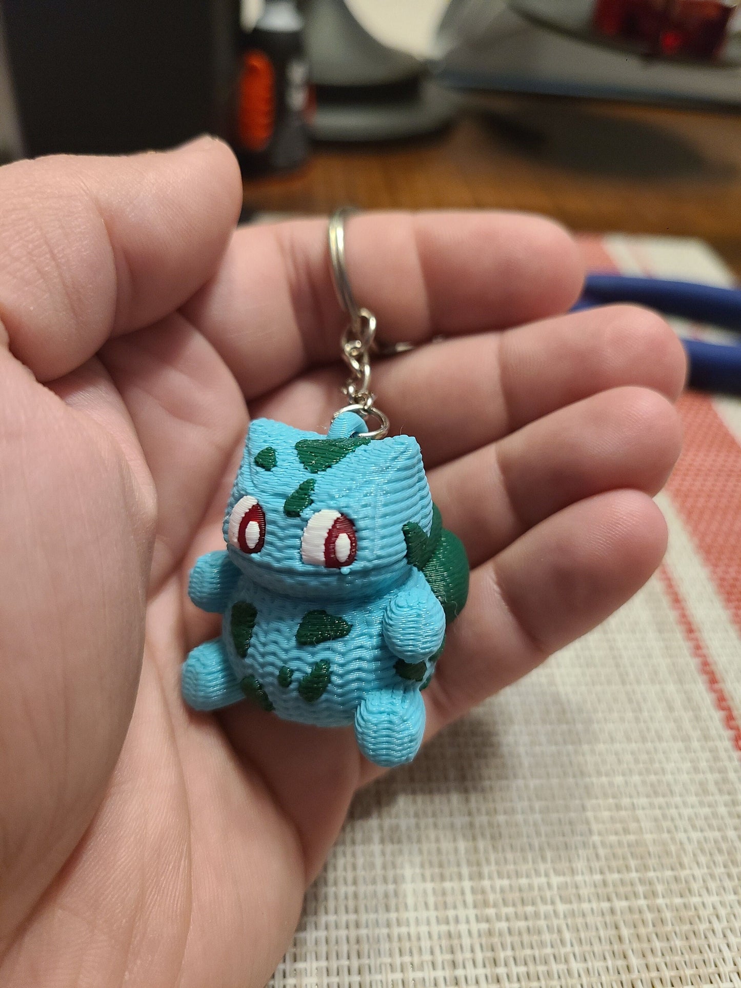 Pokémon Knitted Pokemon 3D Printed Keychain Retro Party Favor Pikachu Classic Nintendo Eevee Evolution